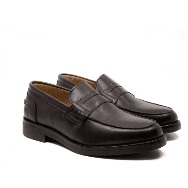 mocassino in pelle marrone