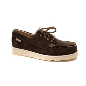 scarpa con lacci sebago marrone