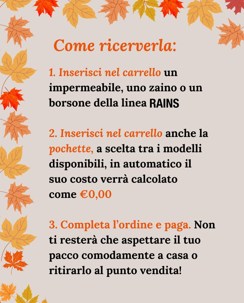 Rains Promozione Leone Calzature